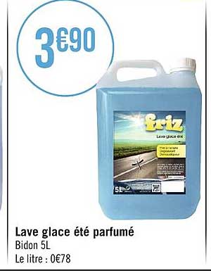 lave glace été parfumé friz