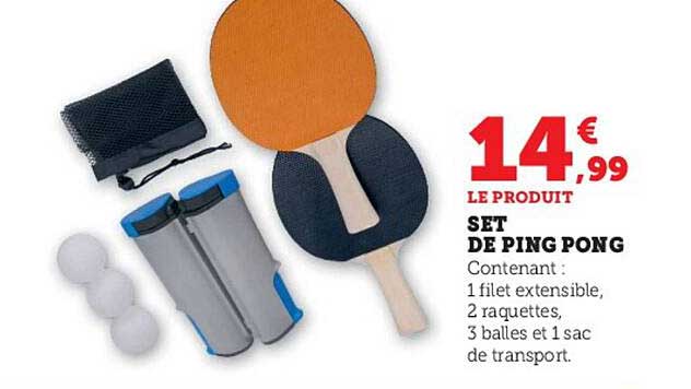 set de ping pong