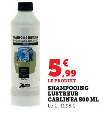 shampooing lustreur carlinéa 500ml