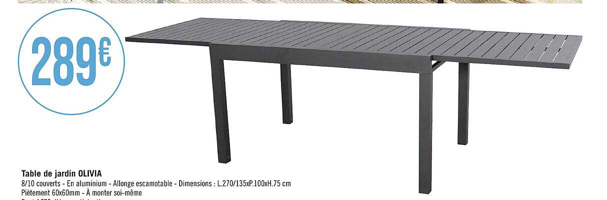 Table De Jardin Olivia