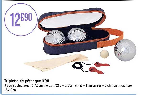 Triplette De Pétanque Kro
