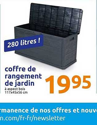 Coffre De Rangement De Jardin