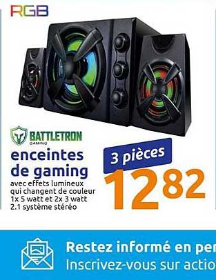 enceintes de gaming