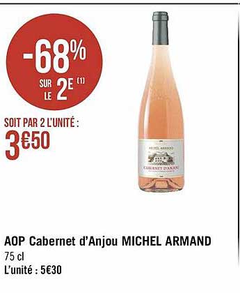 aop cabernet d'anjou michel armand