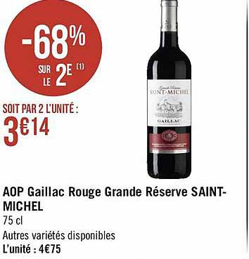 aop gaillac rouge grande réserve saint-michel