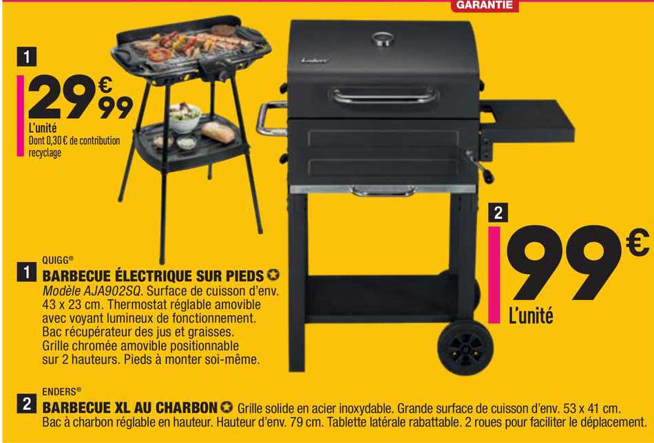 Barbecue élwctique Sur Pieds , Barbecue Xl Au Charbon