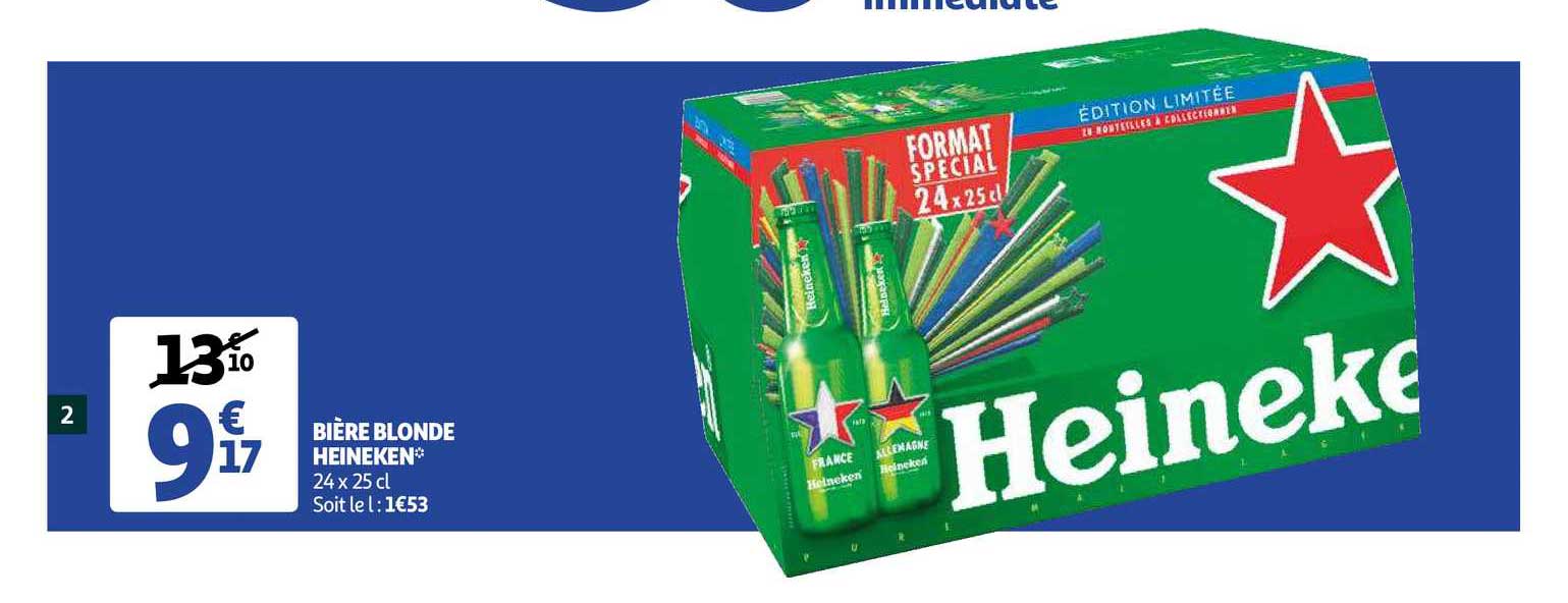 Bière Blonde Heineken