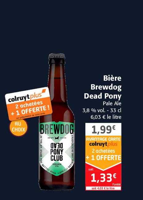 bière brewdog dead pony