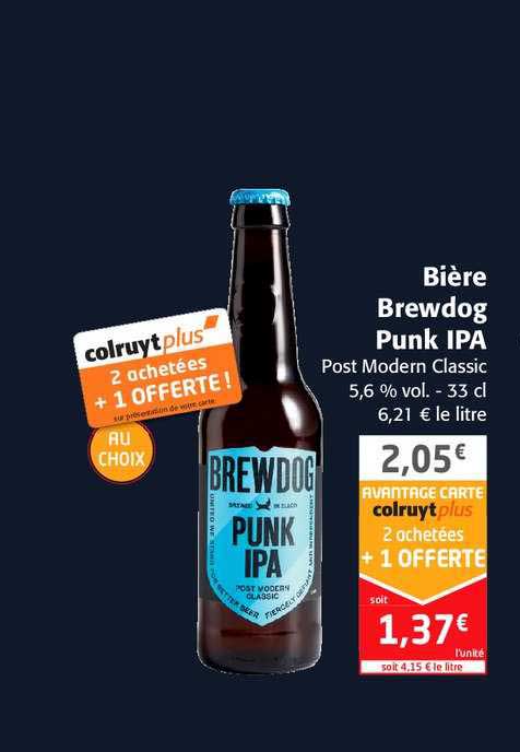 bière brewdog punk ipa
