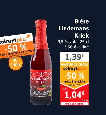 bière lindemans kriek