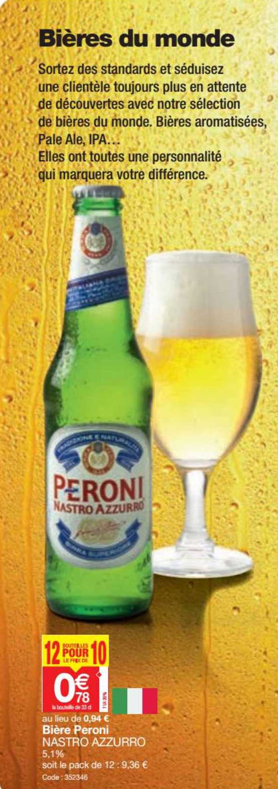 bière peroni nastro azzurro