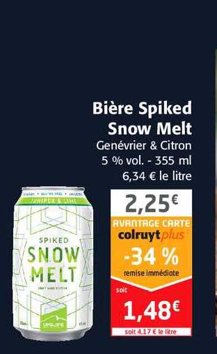 bière spiked snow melt