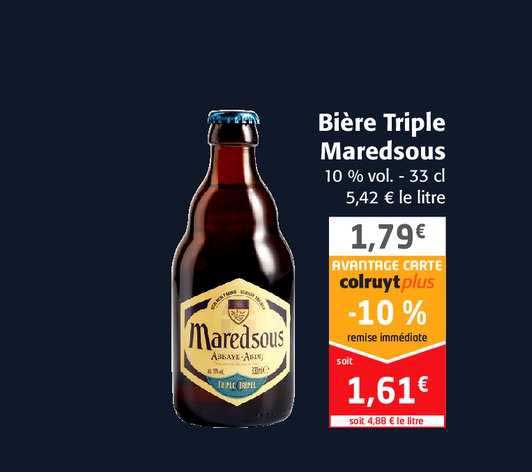 bière triple maredsous