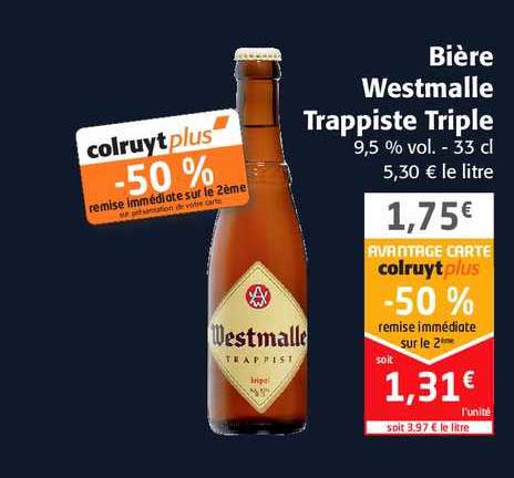 bière westmalle trappiste triple