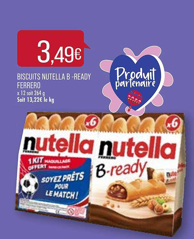 biscuits nutella b-ready ferrero