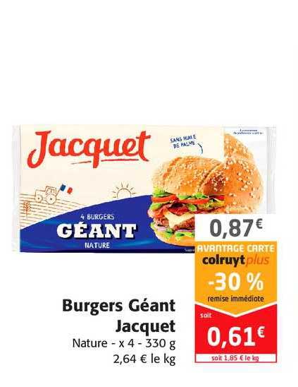 Burgers Géant Jacquet