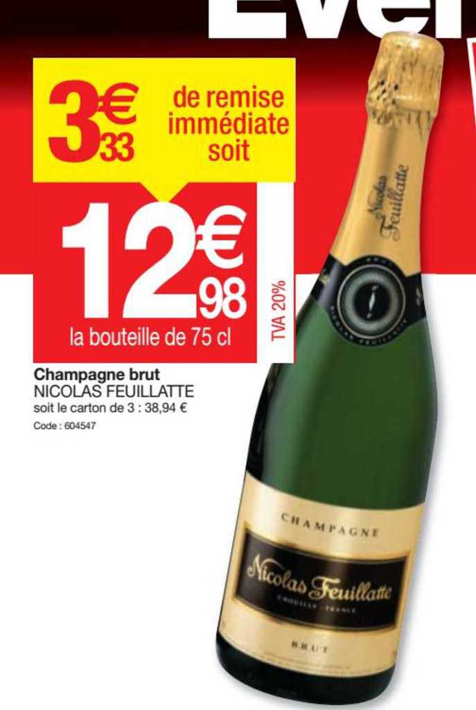 champagne brut nicolas feuillatte