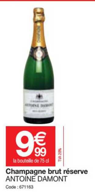 champagne brut réserve antoine damont