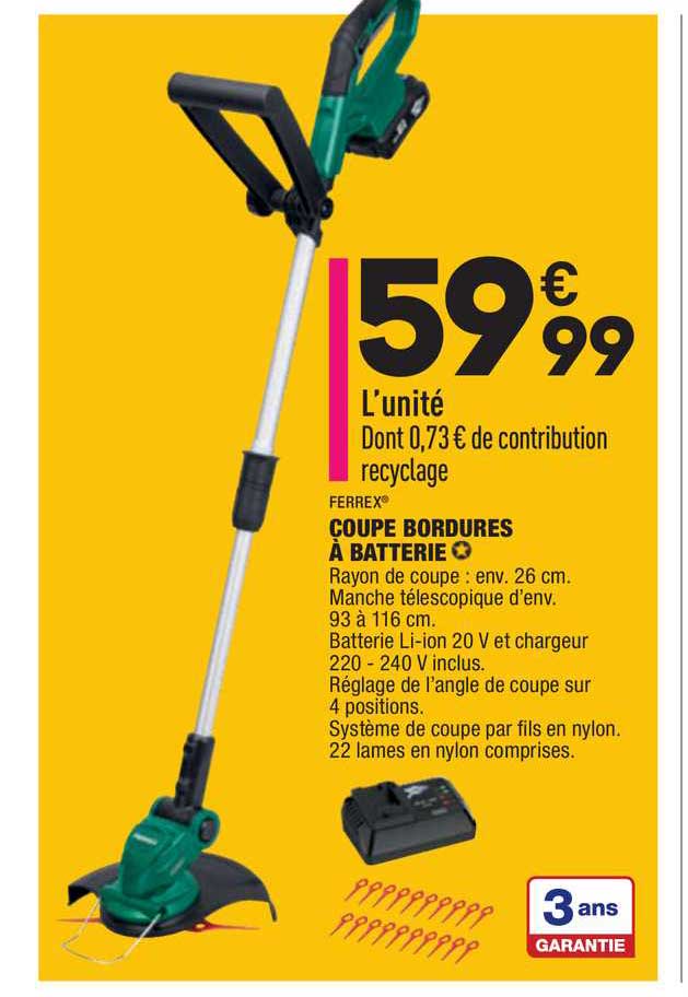 coupe bordures à batterie