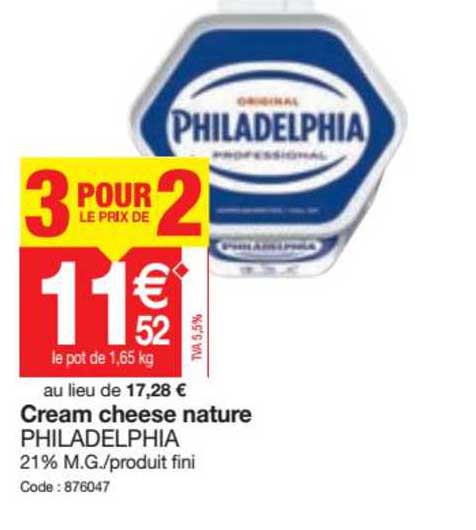 cream cheese nature philadelphia