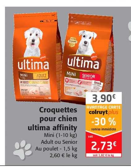 croquettes pour chien ultima affinity