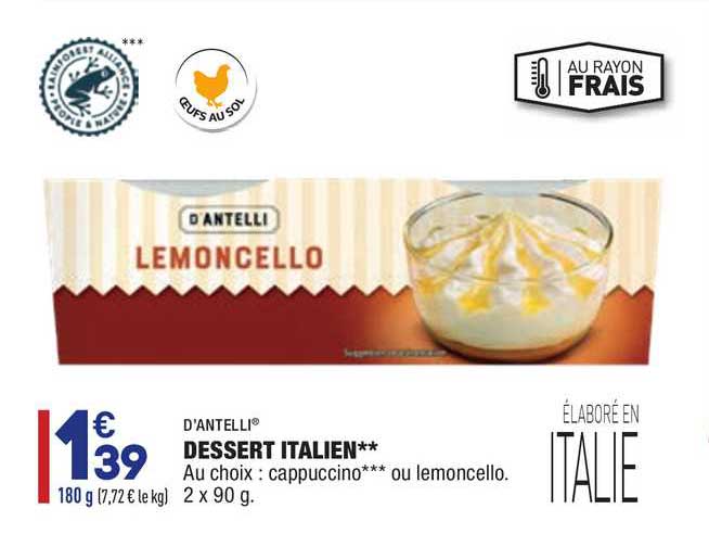 D'antelli Dessert Italien
