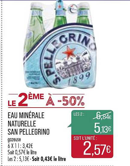 eau minérale naturelle san pellegrino