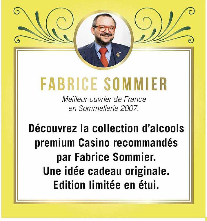 fabrice sommier : meilleur ouvrier de france en sommellerie 2007