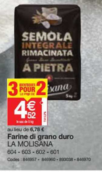 farine di grano duro la molisana