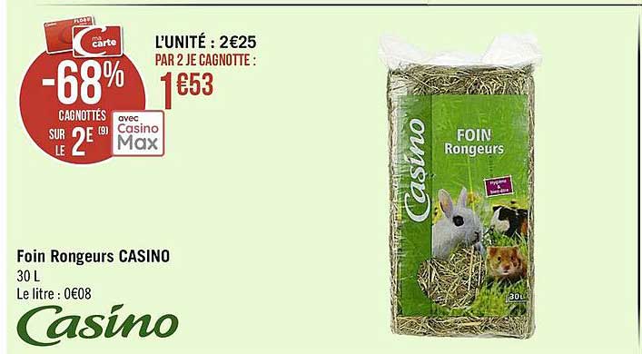 foin rongeurs casino