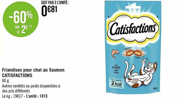 Friandises Pour Chat Au Saumon Catisfactions