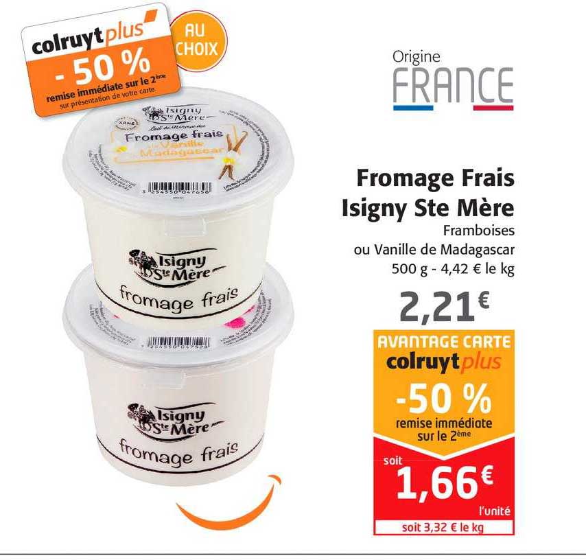 fromage frais isigny ste mère