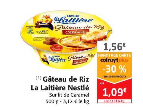 Gâteau De Riz La Laitière Nestlé