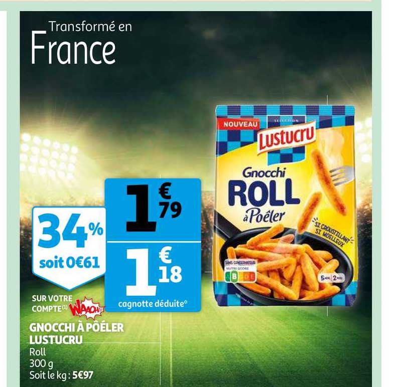 Gnocchi à Poêler Lustucru