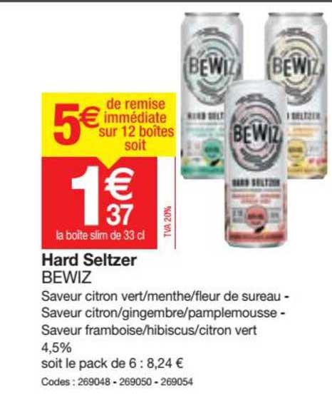 hard seltzer bewiz