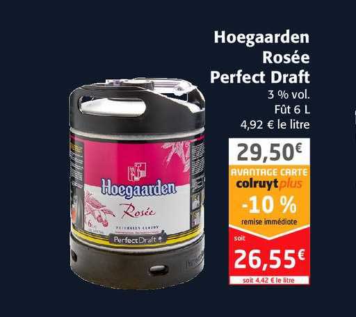 hoegaarden rosée perfect draft
