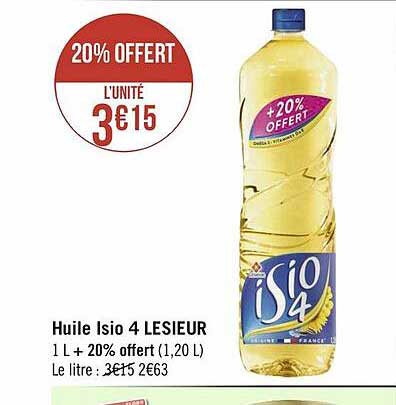 huile isio 4 lesieur