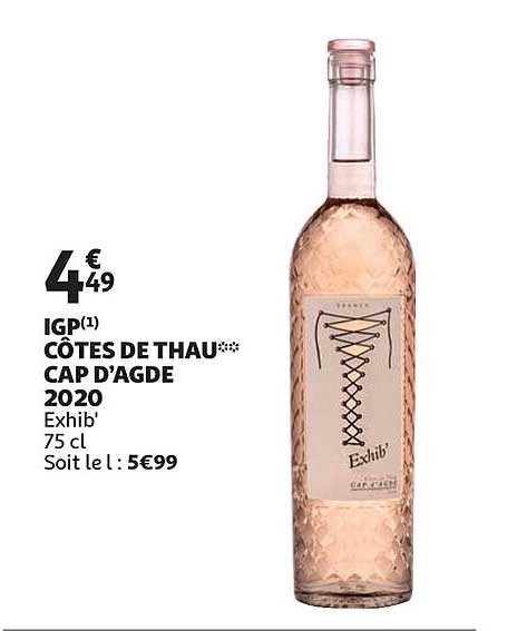 igp côtes de thau cap d'agde 2020
