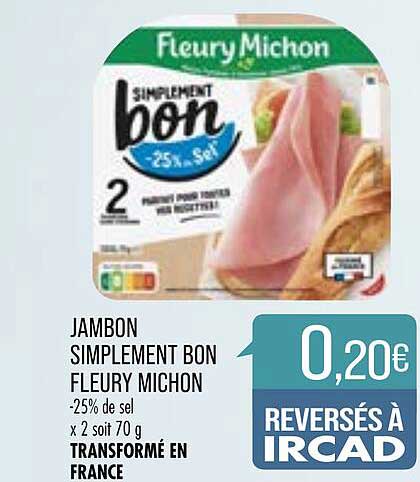 jambon simplement bon fleury michon
