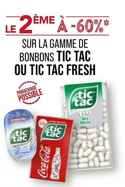 La Gamme De Bonbons Tic Tic Ou Tic Tac Fresh