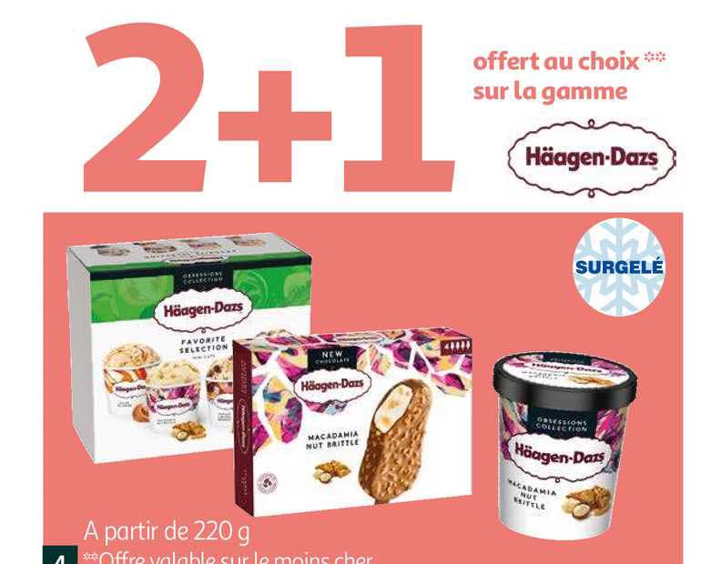 la gamme häagen-dazs