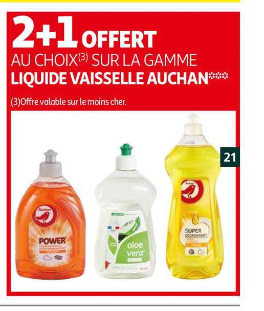 La Gamme Liquide Vaisselle Auchan