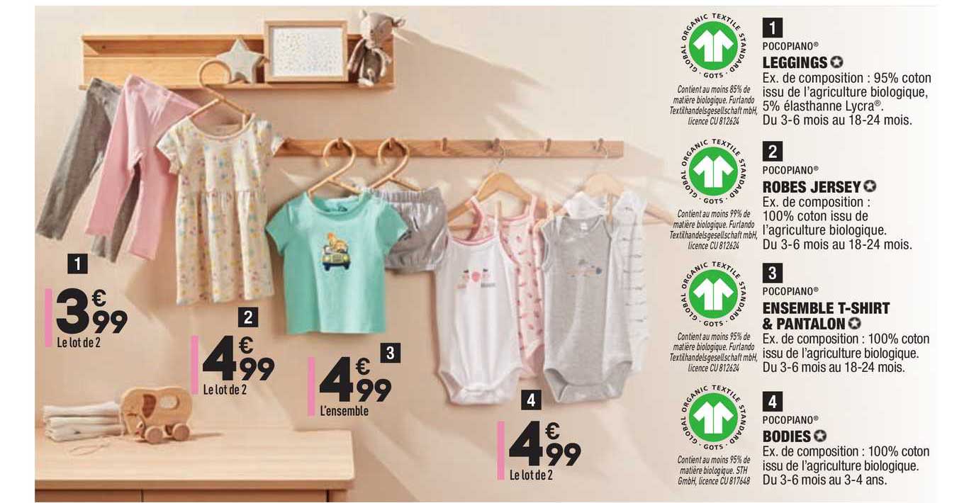 leggings, robes jersey, ensemble t-shirt & pantalon, bodies