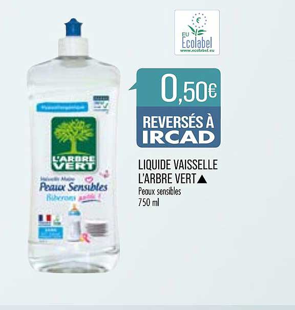 liquide vaisselle l'arbre vert