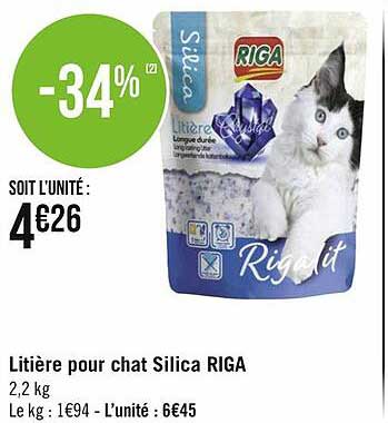 Litière Pour Chat Silica Riga