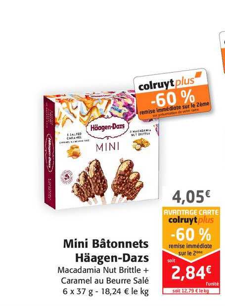 mini bâtonnets häagen-dazs