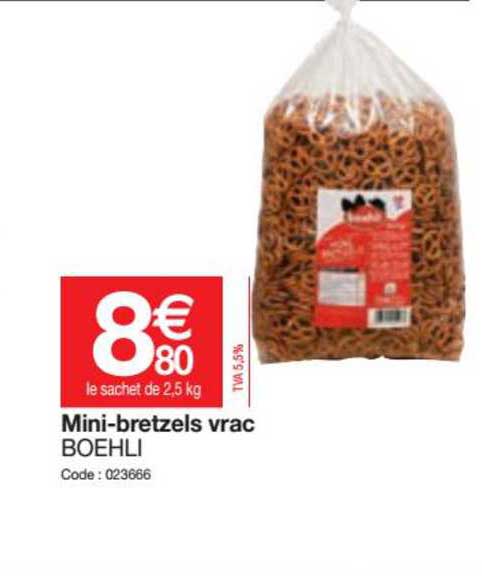 Mini-bretzels Vrac Boehli