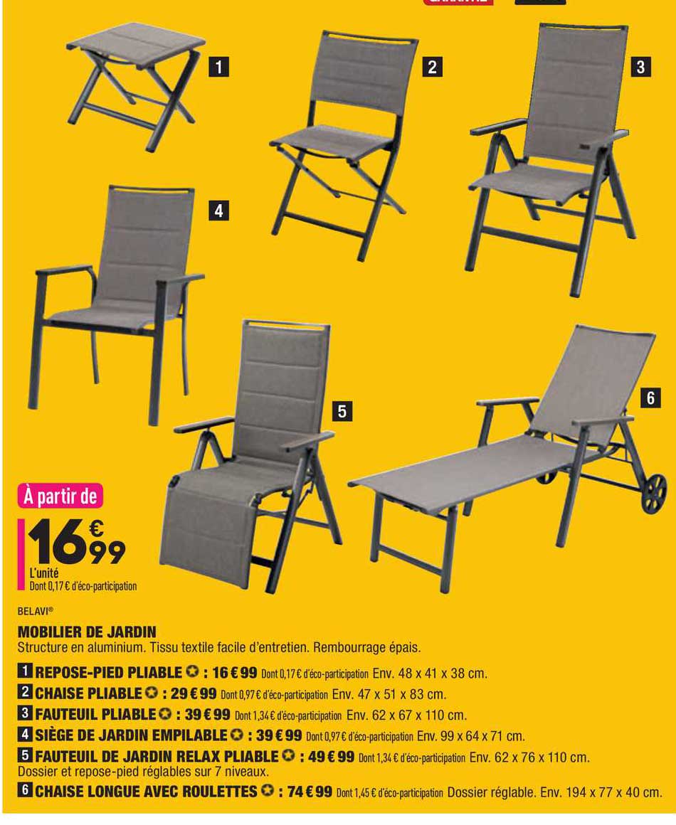 mobilier de jardin , repose-pied pliabe, chaise pliable, fauteuil pliable, siège de jardin empilable, fauteuil de jardin relax pliable, chaise longue avec roulettes
