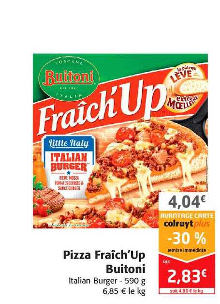 pizza fraîch'up buitoni