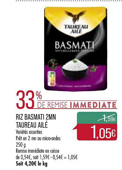 riz basmati 2mn taureau ailé